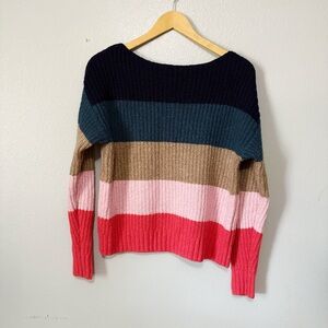 Old Navy Boat Neck Striped Sweater